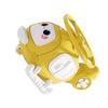 Helicopter Bamboo Dragonfly Toy Plastic Inertial Collision Aircraft Toys for Birthday Gifts Party Yellow