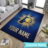 Custom NamePacers Basketball Team  Carpet, Indoor Rug, Chair Rug, Living Rooms, Doormat Made From Polyester Home Decor Birthday Christmas Gifts