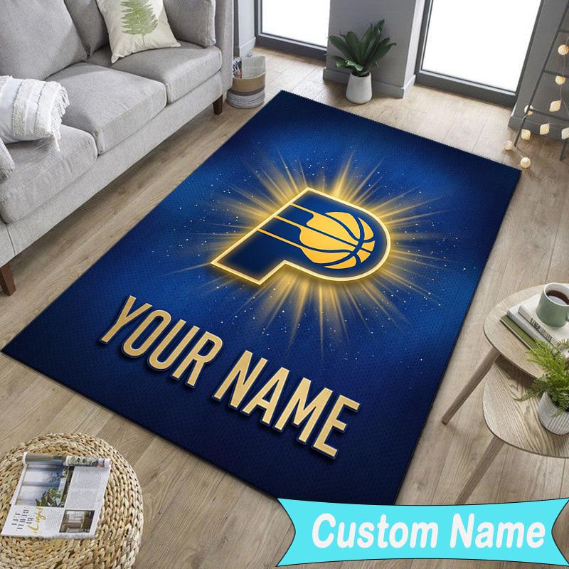 Custom NamePacers Basketball Team Carpet, Indoor Rug, Chair Rug, Living Rooms, Doormat Made From Polyester Home Decor Birthday Christmas Gifts