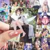 61pcs Barefoot Cute Anime Girl Stickers For Scrapbooking Stickers Material Kids Gift