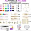 DIY Beaded Jewelry Set with 28 Grids for Bracelets & Necklaces