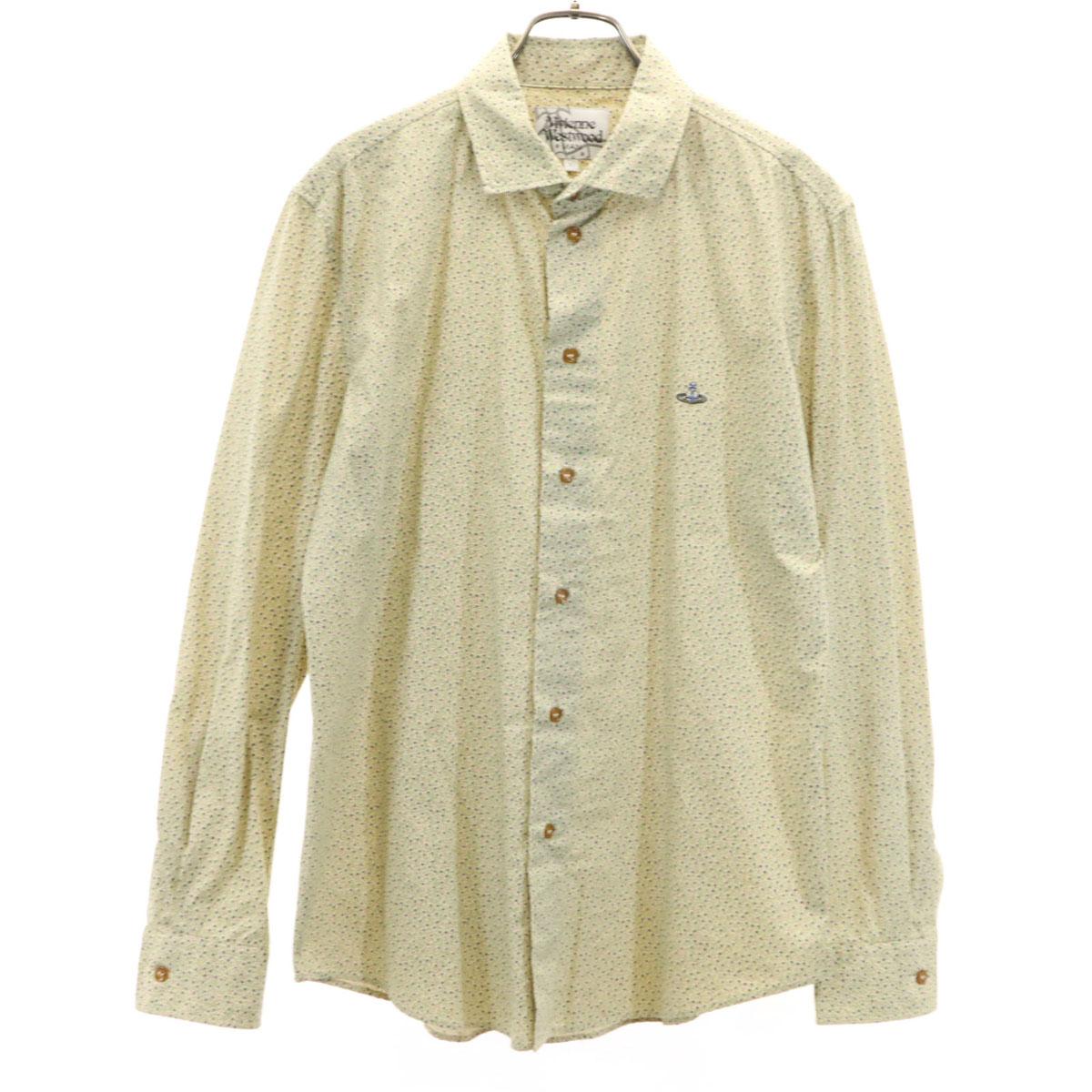 

Vivienne WestwoodMAN сделано в Японии Педицель Рубашка с длинным рукавом Хлопок 50 Мужская Б/У