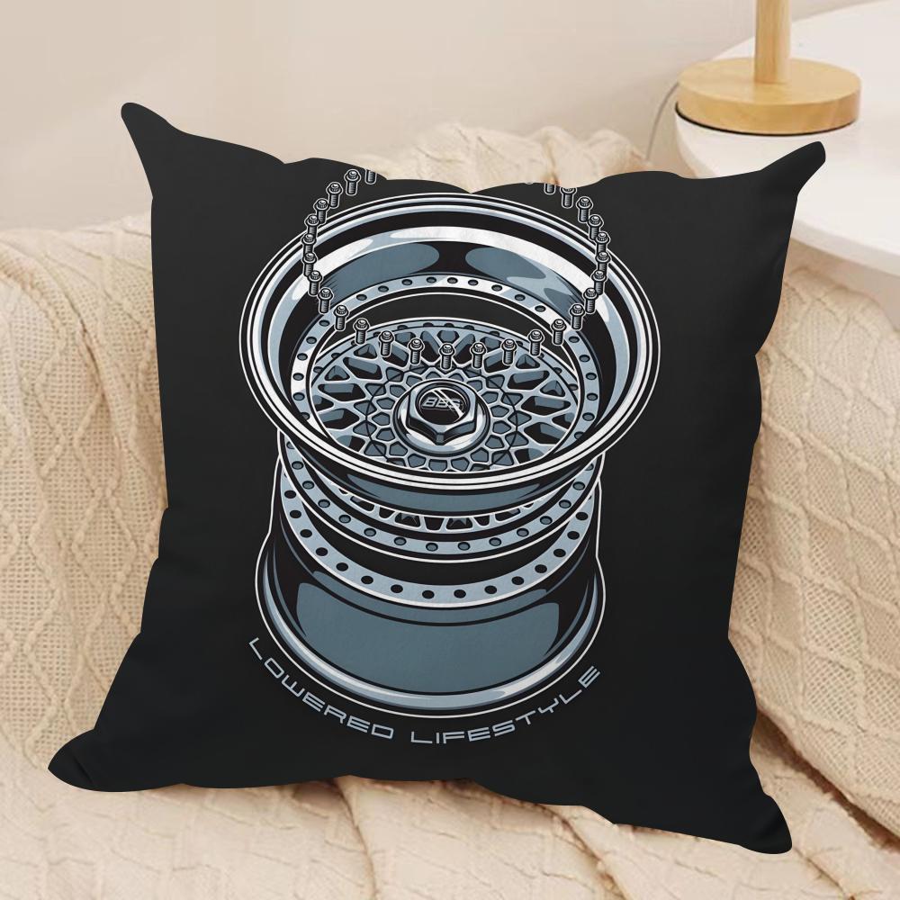 

Stylish BBBSSB simple Cushion Cover Short plush Doublesided Print Square Throw Pillow Covers Sofa Home Cushion Decor 30x30cm