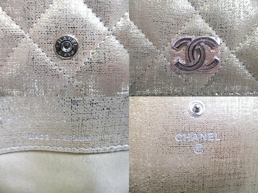 Authentic GUCCI GG Marmont Gold Leather Bifold Wallet Compact Wallet #a729  Refurbished