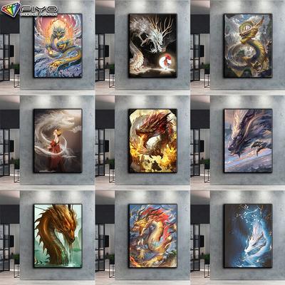5D Diamond Painting Chinese Dragon DIY Diamond Embroidery Rhinestone Home Decoration