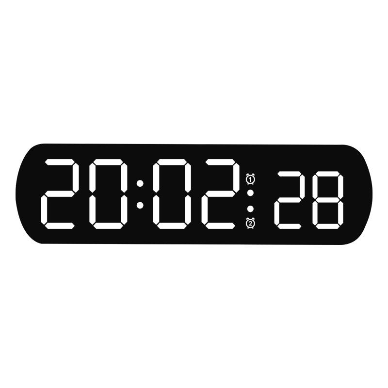 

Минималистичные электронные часы, креативный многофункциональный светодиодный будильник, дисплей с прыгающими секундами, позитивный обратный отсчет, часы на тумбочке у кровати