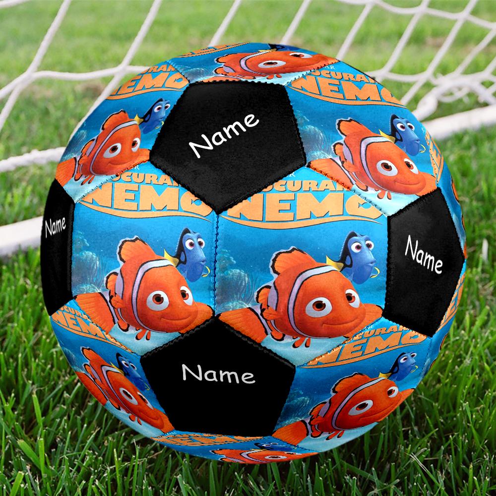 Custom Name Nemo Theme Size 5 Soccer Ball, Suitable for Both Indoor and Outdoor Matches, a Gift Suitable for Everyone.