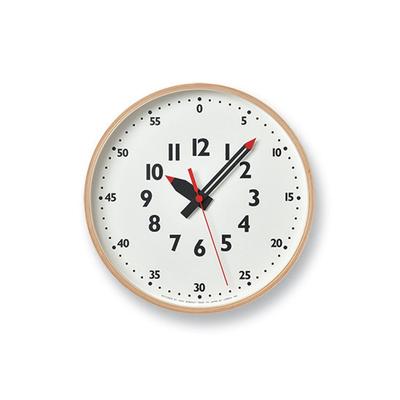 Funpun Clock, Kids' Educational Wall Clock, Small, Wooden Frame, White, YD14-08 S