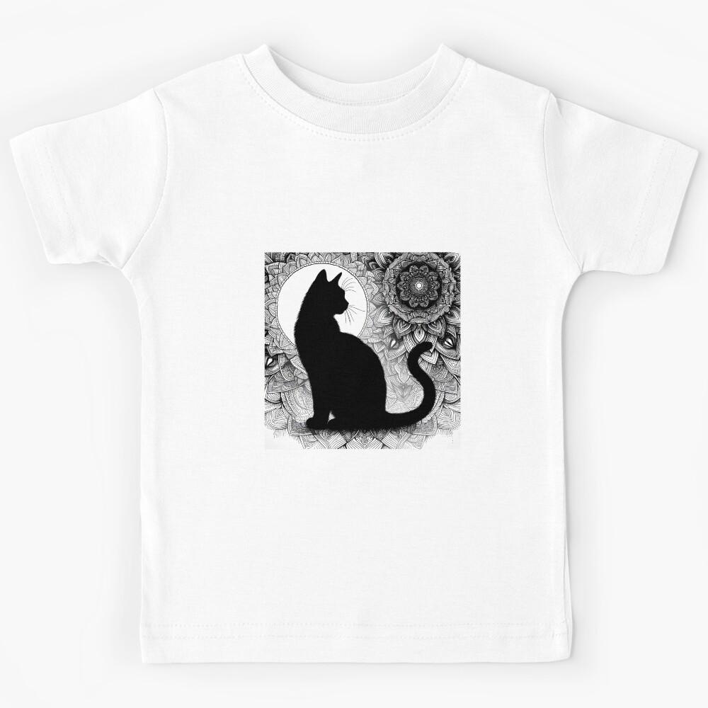 black cat Kids T-Shirt 140