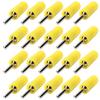20Pcs Pin Banana Plug 2mm Nickel Plated Brass Male Waterproof Connector Accessory Set KitYellow