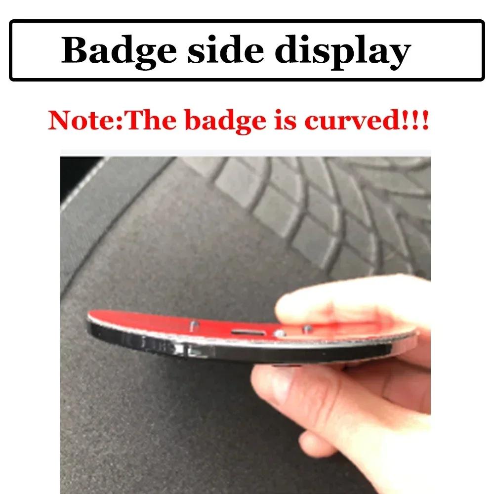 ABCDGI1 Car Sticker 2025 New ABS 80/90/100mm Car Front Hood Badge Bonnet Emblem Trunk Sticker For Skoda Yeti Octavia Kamiq Fabia Kodiaq