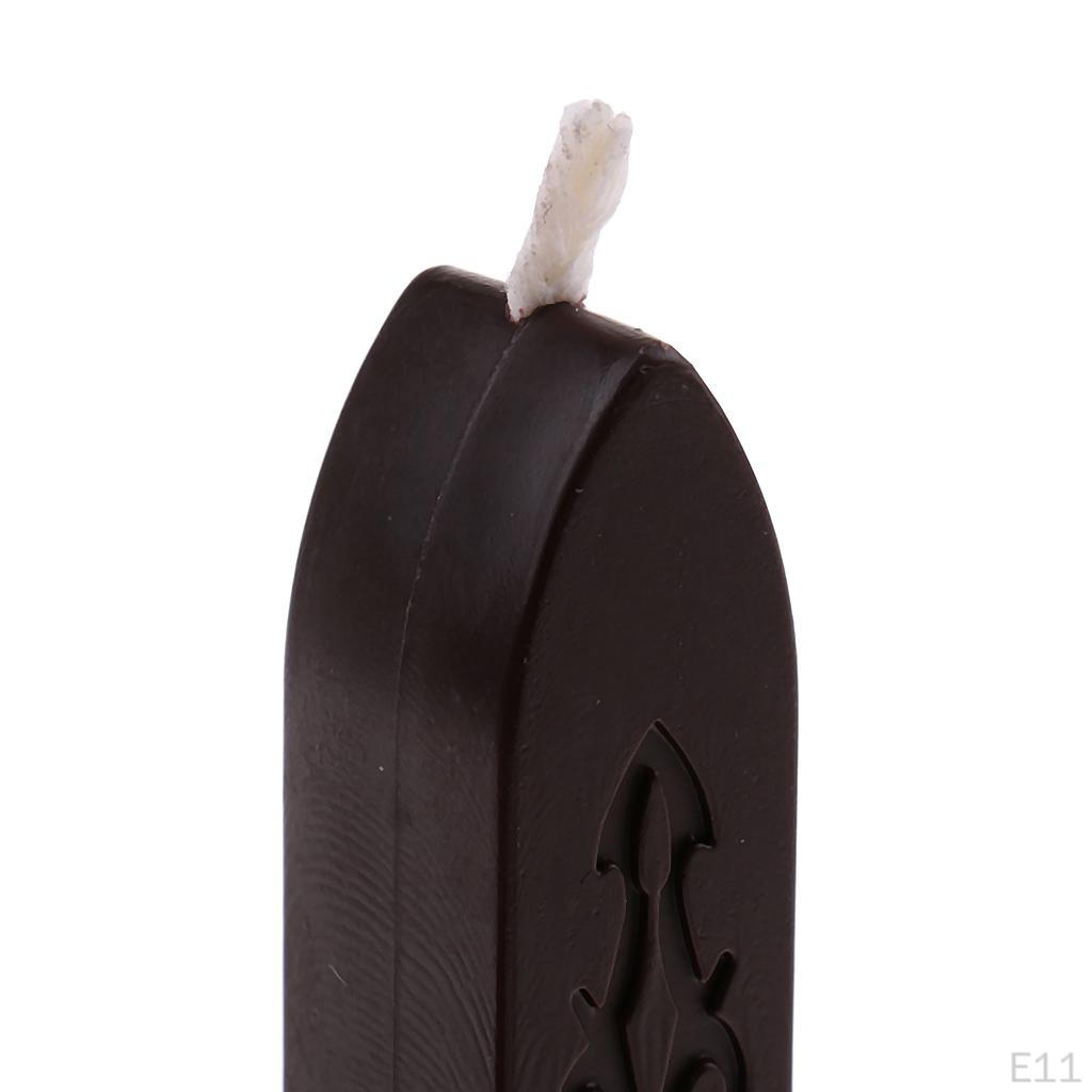 5 Pack Sealing Seal Wax Sticks With Wick For DIY Decorating Envelope Parcels