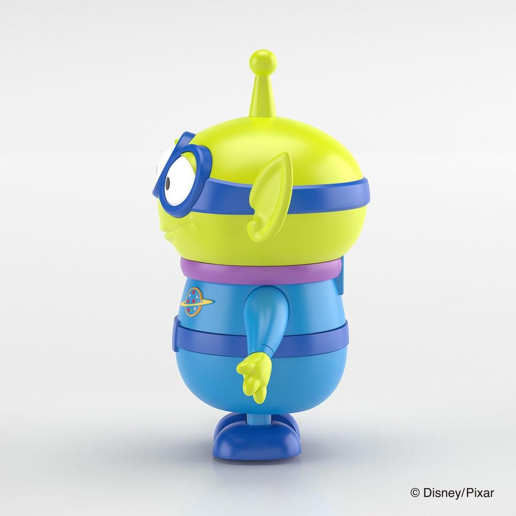 Aoshima Bunka Kyozai Rakupla Tocotoko No. DP-05 Toy Story Alien Rocket Pre-Colored Plastic Model