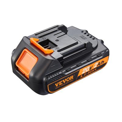 20V 2,0Ah Litiumjonbatteri - Högkapacitetsersättningsbatteripaket för batterier till elverktyg, Kompatibelt med 20V sladdlösa elverktyg
