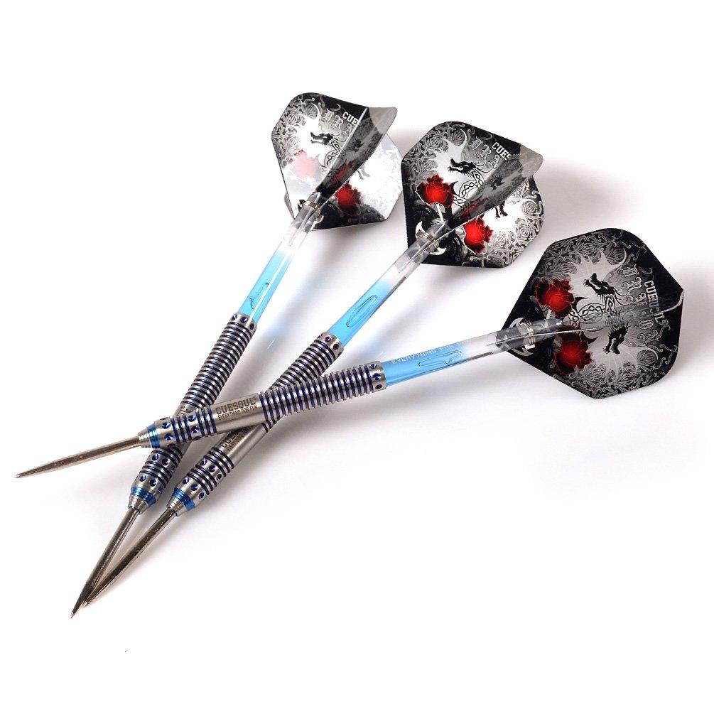 Cuesoul Dragon Modische Wolframstahlspitzen-Darts Gramm Barrel mit Titan 90% Set,26 Beschichtet(CSDN-C4405)