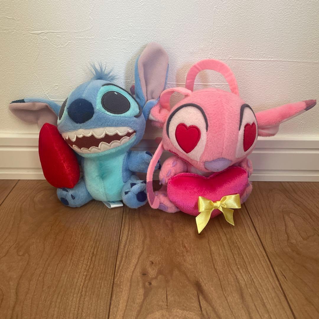Stitch & Angel Plush Set