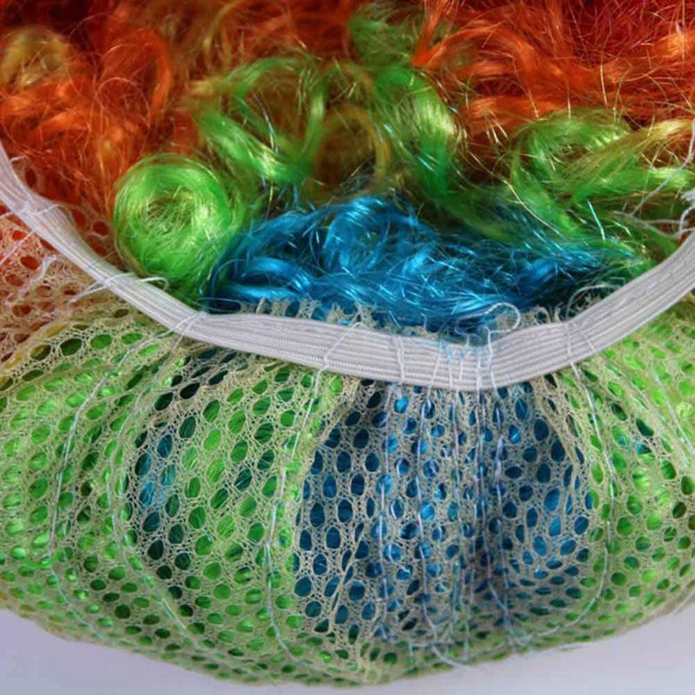 Football Fans Wigs Afro Curly Wigs Adult Kids Synthetic Wigs Funny Wig Costume Party Cosplay Hairs