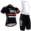 Mens Womens Cycling Jersey Bib Shorts Set Breathable Bike Wear Mountain Road Biking