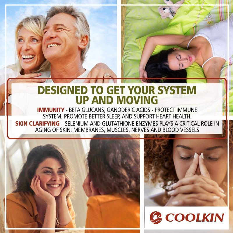 Coolkin 10-Flavor Complex Mushroom Capsules, Multi-Strain, Immune System Support, Suitable for Both Men and Women