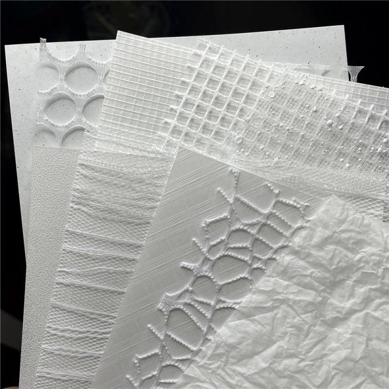 Набор бумаги из смешанных материалов для нейл-арта и фона для коллажей