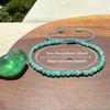 Natural Apatite Bracelet for Anxiety Relief - Green Crystal Exquisite Woven Bracelet, Green Apatite Bracelet for Women