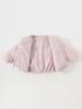 Girls' Stand Collar Lightweight Down Jacket - Warm, Versatile Autumn/Winter Wear for Infants and Toddlers
