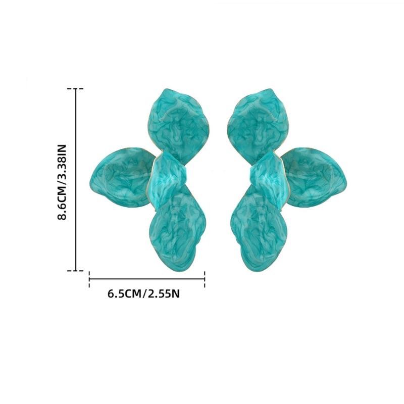 Sophisticated Earrings Ear Jewelry Flower Studs Earrings Unique Ear Pendant Alloy Texture Ear Pin for Fashion Lover