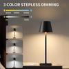Modern LED Table Lamp Touch Tricolour For Living Room Bedroom Study Room Restaurant Hotel Desktop Decorative Lighting Fixtures