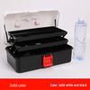 Large Capacity 3-Layer Transparent Art Tool & Pencil Storage Box