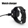 Charger Stand Cable For Versa 3/4 And Sense 1/2, ABS Black Magnetic Charging Adapter And Cable Optional