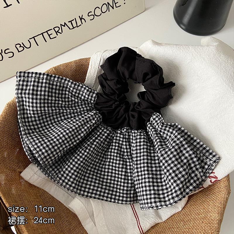 Korejský Tvar Sukně Čelenka Tlustého Střeva Nový Módní Design Krajková Gumička do Vlasů Vázanka Scrunchies Gumička Dívčí Vlasové Doplňky