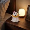 Halloween Ghost Figurine Tabletop Decoration Summer Themed Ghost Ornament for Indoor Outdoor Seasonal Holiday Display