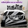 Las Vegas Raiders Patroon Beddengoed Dekbed Set Dekbedovertrek Kussensloop Huisdecoratie Verjaardagscadeau (1 dekbedovertrek + 2 kussenslopen, zonder binnenkussen)