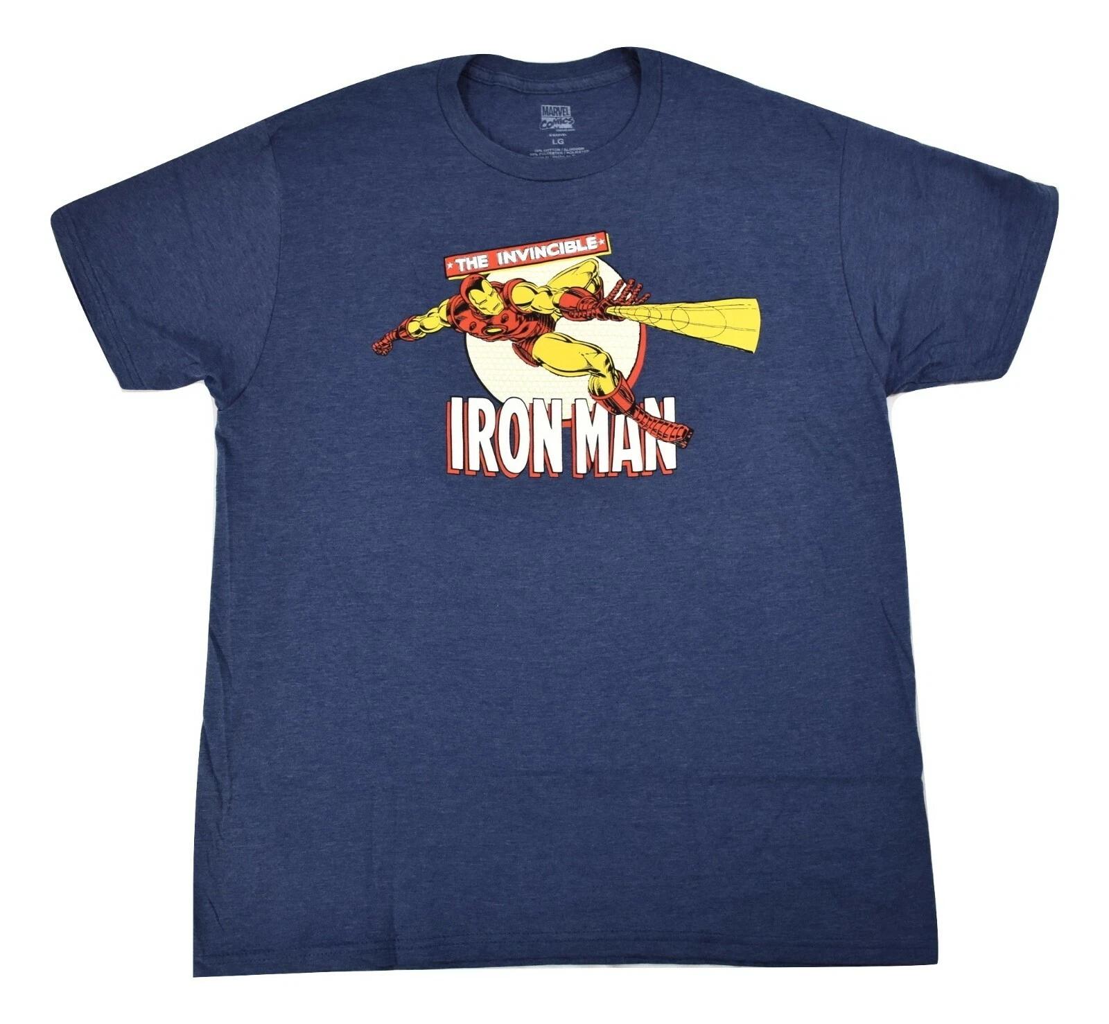 

Marvel Comics Mens The Invincible Iron Man Need A Light Shirt New L, XL, 2XL 4XL