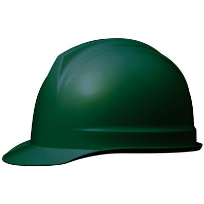 Midori Anzen SC1BN RA Helmet with Dark ABS Rain Guard for KP, Green, Work, Anti-Slip
