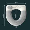 Premium Accessories High Quality Universal Soft Toilet Seat Cover Mat with Toilet Lid Lifter Thicker Warmer Washable Toilet Lid Pad Cover Bathroom