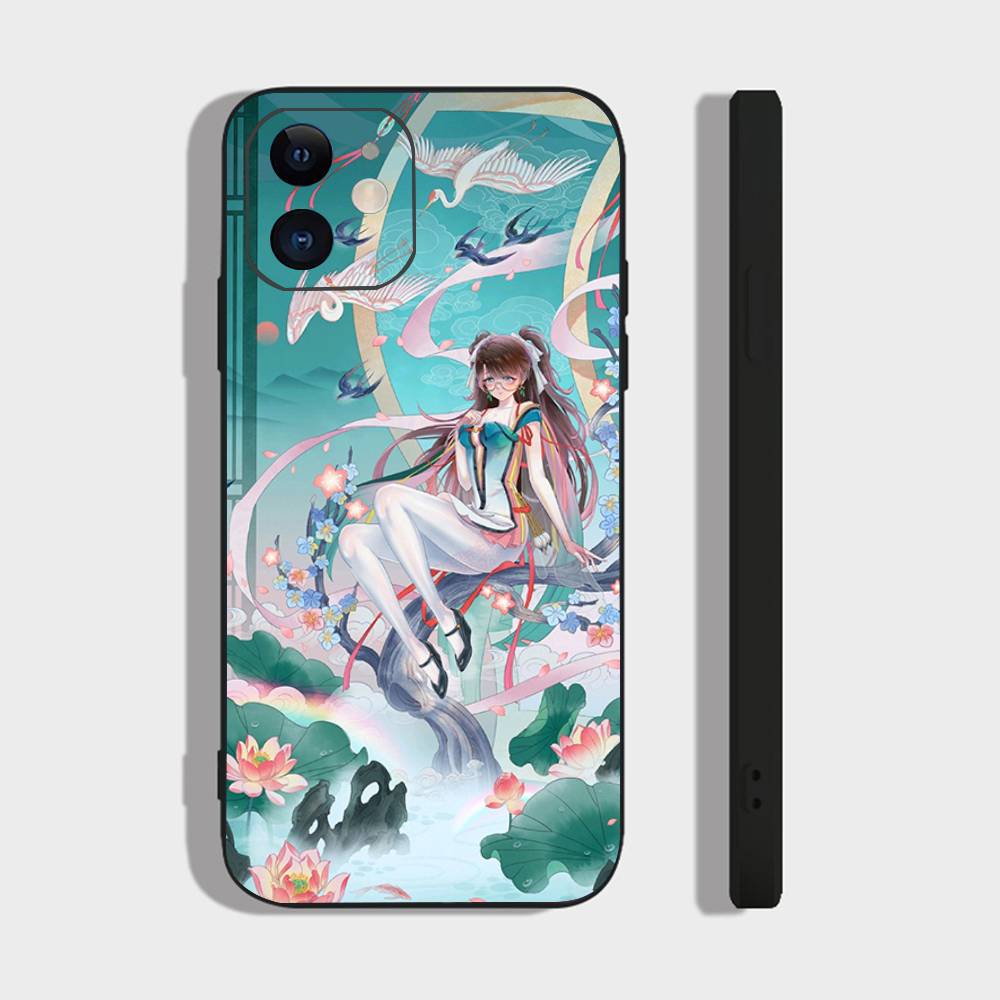 Zhezhi Game Wuthering Waves Phone Case For IPhone 17 Air 16 15 14 13 Pro Max 11 12 Black Silicone Cover