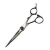 MCG-15 Black Damascus Hairdressing Scissors Set: Straight, Serrated, and Thinning Scissors for Hair Salon