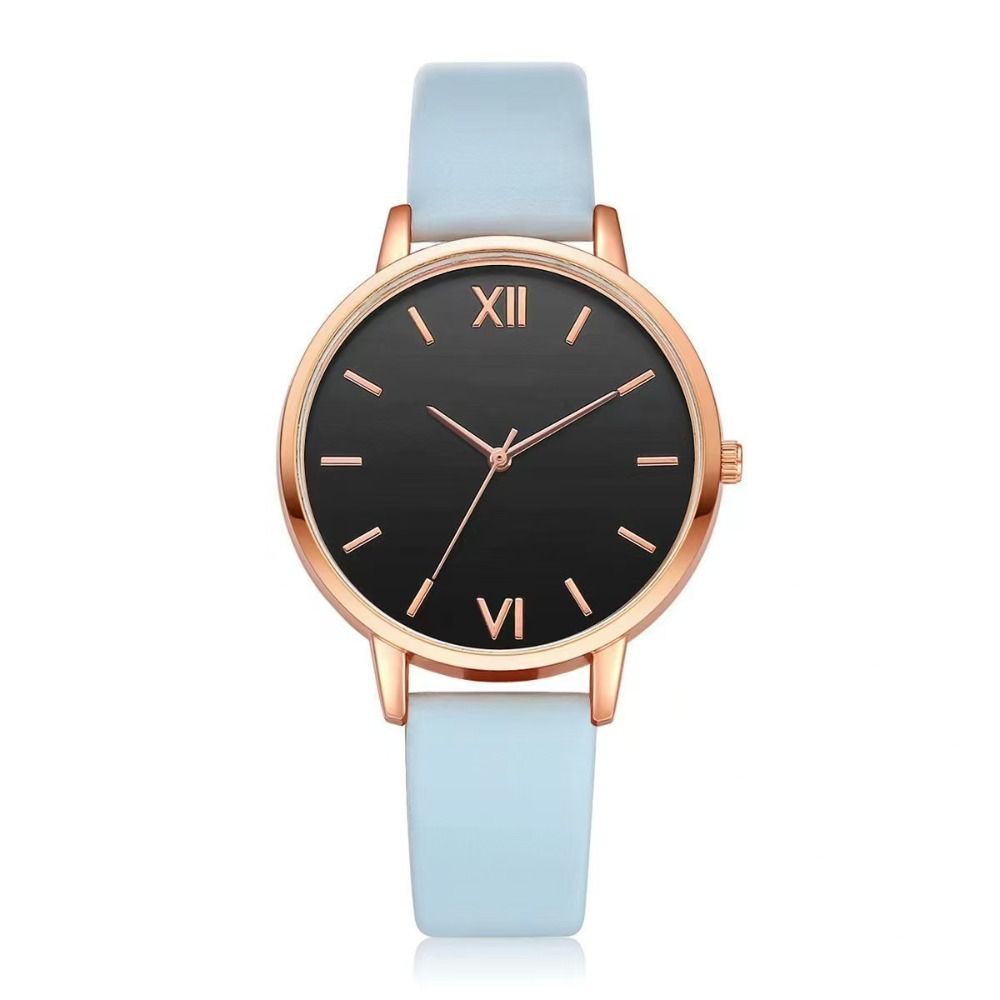 Leather Band Quartz Watch PU Strap Ladies Watch Minimalist Analog Watch  Formal Occasions