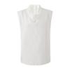 Artistic Swinging Collar Pinched Mulberry Silk Sleeveless Shirt Women's Clothing Vest Temperament Lightweight Small Shirt