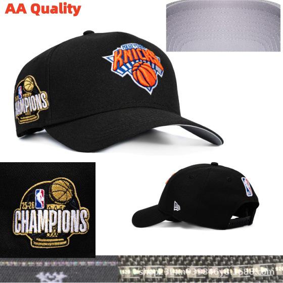 Berretto con visiera piatta New York Knicks Campioni NBA 2026
