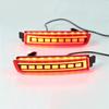 2 x Red LED Car Driving Light Rear Bumper Brake Light For Nissan Sentra Infiniti
