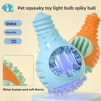 Pet Toys: Sound-emitting Balls, Bulb-shaped Luminous Balls, Teething and Biting Dog Toys