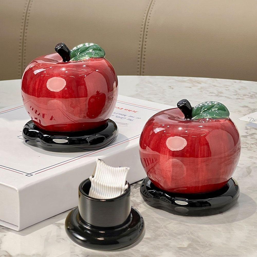 Ceramic Fruit Toothpick Dispenser Cute Toothpick Container Fruit Theme Toothpick Box  Kitchen