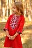 Children's Linen Dress-vyshyvanka with Embroidery, Ukrainian Dress Embroidered Cloth Vyshyvanka, Embroidered Dress, Clothes with Embroidery