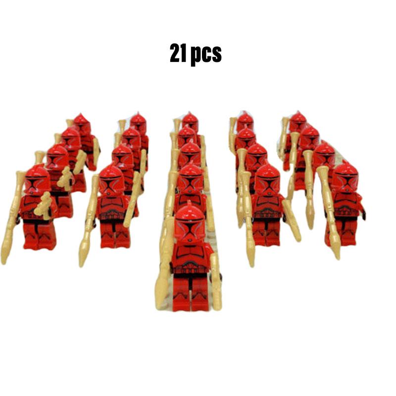 

Звездные войны 21 шт. Ситские штурмовики Конструктор Минифигурки Игрушки Детская модель