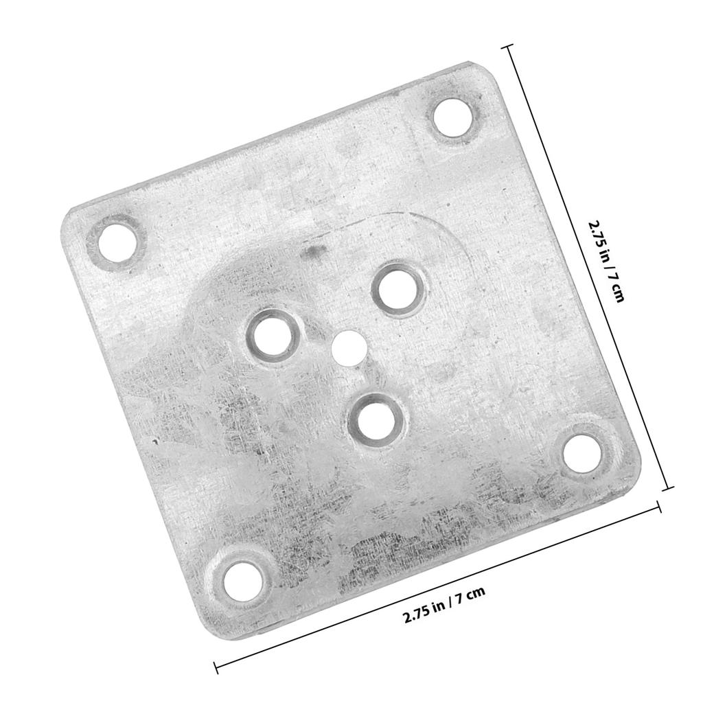 5 Pezzi Connettori per Gambe Tavolo Piastre Piatte per Montaggio Mobili Staffe di Attacco Kit di Riparazione per Sedie Divano Tavolo Armadio Mobili