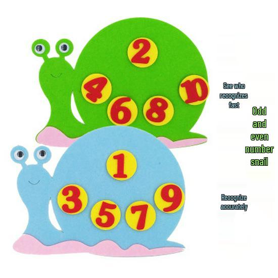 Colț de grădiniță DIY: Materiale Didactice Puzzle Numere din Pâslă