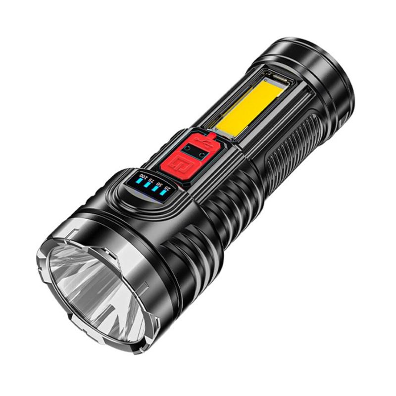 Torch Bright Super Led Flashlight Usb Rechargeable Tactical Light Portable