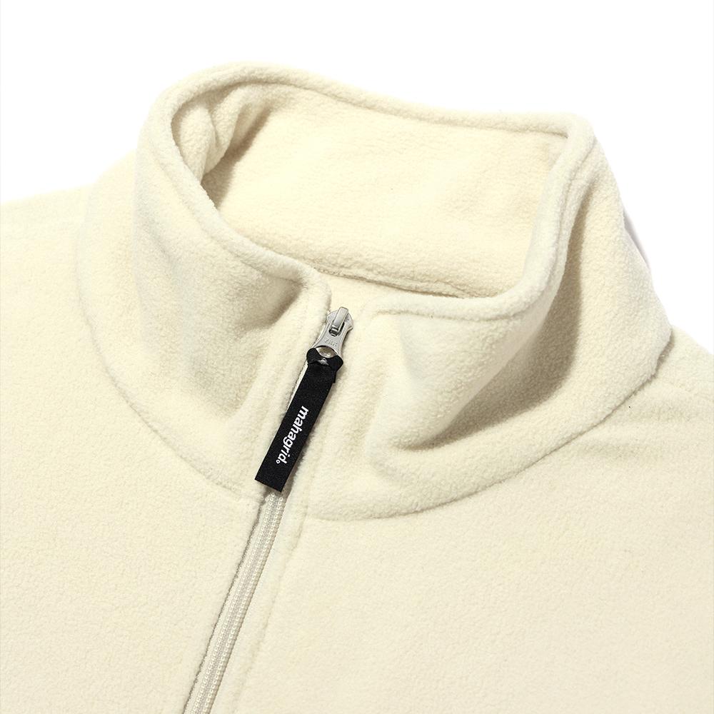 Mahagrid Micro Fleece Jacket Ivory(Mg2Cfmb960A)
